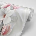 SELF ADHESIVE WALLPAPER WHITE MAGNOLIA - SELF-ADHESIVE WALLPAPERS - WALLPAPERS