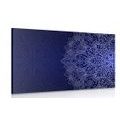CANVAS PRINT DARK BLUE ORNAMENT - PICTURES FENG SHUI - PICTURES