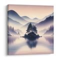OBRAZ JEZERO A MLŽNÉ HORY - OBRAZY JEZERA - OBRAZY