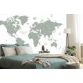 SELF ADHESIVE WALLPAPER DECENT MAP IN GREEN DESIGN - SELF-ADHESIVE WALLPAPERS - WALLPAPERS