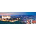 CANVAS PRINT EVENING IN BRATISLAVA - PICTURES OF CITIES - PICTURES