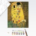 POSLIKAVA PO ŠTEVILKAH NAVDIH PO G. KLIMT – POLJUB - UMETNIŠKE REPRODUKCIJE - POSLIKAVA PO ŠTEVILKAH