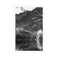 POSTER SEA EYE IN THE TATRAS IN BLACK AND WHITE - BLACK AND WHITE - POSTERS