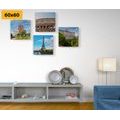 CANVAS PRINT SET WONDERS OF MAGNIFICENT PLACES - SET OF PICTURES - PICTURES