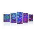 5-PIECE CANVAS PRINT MODERN ABSTRACTION IN AN INTERESTING DESIGN - ABSTRACT PICTURES{% if product.category.pathNames[0] != product.category.name %} - PICTURES{% endif %}