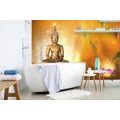 TAPET STATUIE BUDDHA PE O FLOARE DE LOTUS - TAPET FENG SHUI - TAPETURI