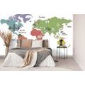 SELF ADHESIVE WALLPAPER MAP WITH LANDMARKS - SELF-ADHESIVE WALLPAPERS - WALLPAPERS