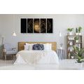 5-PIECE CANVAS PRINT HARMONIOUS POWER OF BUDDHA - PICTURES FENG SHUI - PICTURES