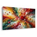 OBRAZ EXPLOZIVNÍ BAREVNÝ CHAOS - ABSTRAKTNÍ OBRAZY - OBRAZY