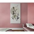 CANVAS PRINT MINIMALIST PLANTS WITH A BOHEMIAN TOUCH - PICTURES OF TREES AND LEAVES - PICTURES