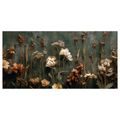 WANDBILD VINTAGE BLUMEN-ELEGANZ - BILDER BLUMEN - BILDER