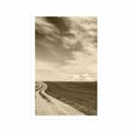 POSTER MAGICAL LANDSCAPE IN SEPIA DESIGN - BLACK AND WHITE - POSTERS