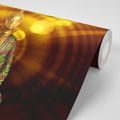 TAPET STATUIA LUI BUDDHA CU FUNDAL ABSTRACT - TAPET FENG SHUI - TAPETURI