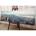 CANVAS PRINT VIEW OF THE CHARMING CENTER OF NEW YORK CITY - PICTURES OF CITIES - PICTURES