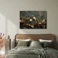 WANDBILD ROMANTISCHE TROCKENBLUMEN - BILDER BLUMEN - BILDER