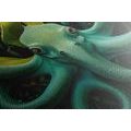 CANVAS PRINT SURREALISTIC OCTOPUS - PICTURES UNDERWATER WORLD - PICTURES