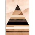 CANVAS PRINT ABSTRACT PYRAMID SHAPES - PICTURES OF ABSTRACT SHAPES - PICTURES