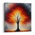 OBRAZ OHNIVÝ STROM ŽIVOTA V MLZE - OBRAZY STROMY ŽIVOTA - OBRAZY