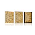 POSTER ORNAMENTAL MANDALA WITH A LACE - FENG SHUI - POSTERS