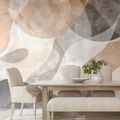 TAPETA APSTRAKTNI BEŽ I SIVI OBLICI - APSTRAKTNE TAPETE - TAPETE