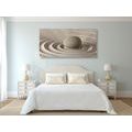 CANVAS PRINT MEDITATING STONE - PICTURES FENG SHUI - PICTURES