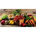 CANVAS PRINT FRESH FRUITS AND VEGETABLES - PICTURES - 🔥 TOTAL SALE 🔥