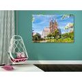 CANVAS PRINT CATHEDRAL IN BARCELONA - PICTURES OF CITIES - PICTURES