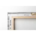 QUADRO MAPPA SU SFONDO IN LEGNO IN BIANCO E NERO - QUADRI MAPPE - QUADRI