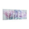 5-PIECE CANVAS PRINT COLOR ABSTRACTION - ABSTRACT PICTURES - PICTURES