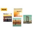 CANVAS PRINT SET TRAVEL TO THE CITY OF NEW YORK - SET OF PICTURES - PICTURES
