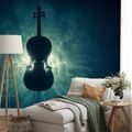 FOTOTAPETE CELLO IM KOSMISCHEN LICHT - MUSIK FOTOTAPETEN - TAPETEN