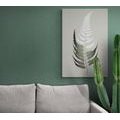 CANVAS PRINT MINIMALIST FERN LEAF - PICTURES OF TREES AND LEAVES - PICTURES
