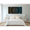CANVAS PRINT MANDALA WITH A SUN PATTERN - PICTURES FENG SHUI - PICTURES