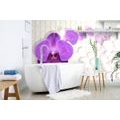 SELF ADHESIVE WALLPAPER ORCHID ON AN ABSTRACT BACKGROUND - SELF-ADHESIVE WALLPAPERS - WALLPAPERS