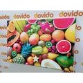 CANVAS PRINT TROPICAL FRUIT - PICTURES OF FOOD AND DRINKS - PICTURES