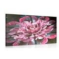 WANDBILD MAGISCHE ROSA BLUME - ABSTRAKTE BILDER - BILDER