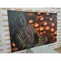 CANVAS PRINT BUDDHA FULL OF HARMONY - PICTURES FENG SHUI - PICTURES