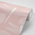 SELF ADHESIVE WALLPAPER FLYING DRAGONFLIES IN PINK - SELF-ADHESIVE WALLPAPERS - WALLPAPERS