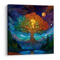 OBRAZ MYSTICKÝ STROM ŽIVOTA V HORÁCH - OBRAZY STROMY ŽIVOTA - OBRAZY