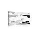 CANVAS PRINT ABSTRACT PATTERN IN BLACK AND WHITE - BLACK AND WHITE PICTURES - PICTURES