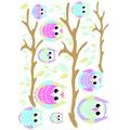 DECORATIVE WALL STICKERS OWLS - FOR CHILDREN - STICKERS