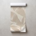 ZELFKLEVEND FOTOBEHANG BEIGE TROPISCHE BLADEREN - FOTOBEHANG BLADEREN - FOTOBEHANG