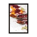 POSTER AROMATIC MIXTURE OF SPICES - WITH A KITCHEN MOTIF - POSTERS