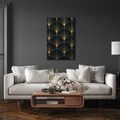 CANVASTAVLA ELEGANT GEOMETRI I GULD - VINTAGE- OCH RETROTAVLOR - TAVLOR
