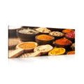 CANVAS PRINT SPICES AND HERBS - PICTURES OF FOOD AND DRINKS - PICTURES