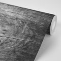 TAPETA ČIERNOBIELA SOCHA BUDHU NA DREVENOM POZADÍ (2) - WALLPAPERS - 🔥 TOTAL SALE 🔥