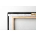 TABLEAU SUR TOILE – AIGLE NOIR ET DORÉ - TABLEAUX - 🔥 VENTE TOTALE