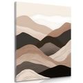 CANVAS PRINT ABSTRACT MOUNTAIN SHAPES - PICTURES OF ABSTRACT SHAPES - PICTURES