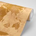 SELF ADHESIVE WALLPAPER RUSTIC WORLD MAP - SELF-ADHESIVE WALLPAPERS - WALLPAPERS