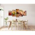 5-PIECE CANVAS PRINT GRILLED BEEF STEAK - PICTURES OF FOOD AND DRINKS - PICTURES